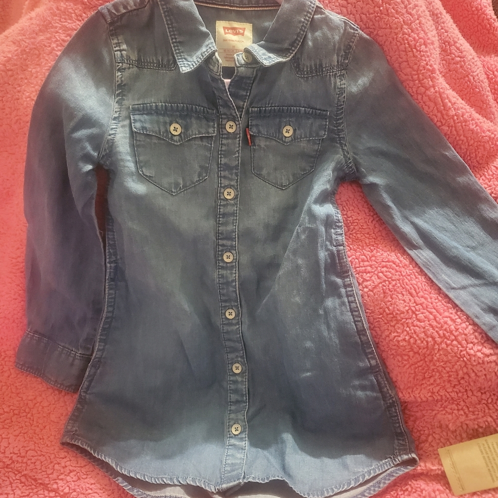 Girls Levi's Denim Dress 3T NWT